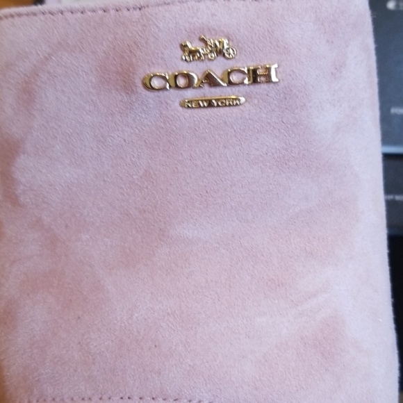 COACH mule blush petal suede - Picture 3 of 5